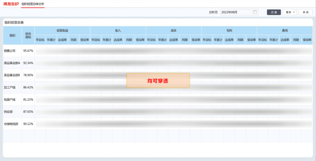 圖三：組織經營總體分析