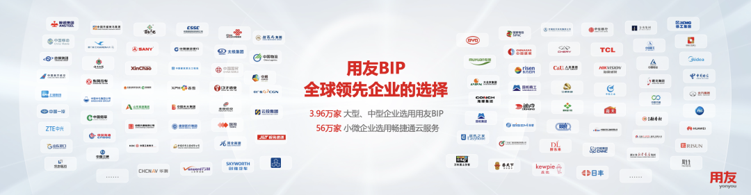 用友BIP，全球領先企業數智化建設的首選平台